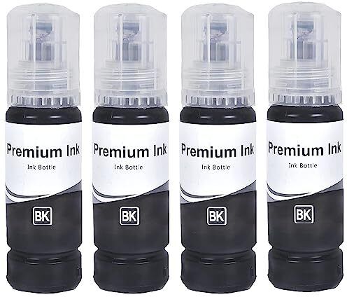 vavia 001/003 Refill Ink Bottle for Epson EcoTank L1110,L3100,L3110,L3150,L3115,L3116 Black Ink Bottle-picture-30