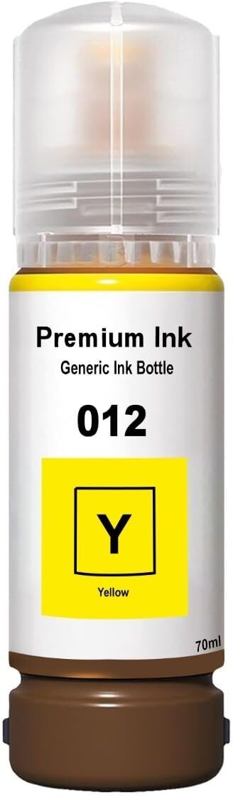 Flicker 011 & 012 High Quility Refill Ink Compatible For L8180 and L8160 Printer 70ml Yellow Ink Bottle-image-46