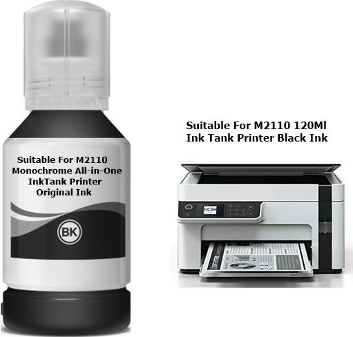 ecotank Original Epson M2110 Monochrome All-in-One InkTank Printer Black Ink Bottle-image-37