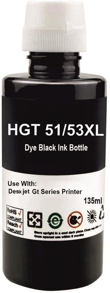 verena GT53XL Refill Ink Compatible for GT5810,GT5820,GT5811,GT5821,310,410,415 Printer Black Ink Bottle