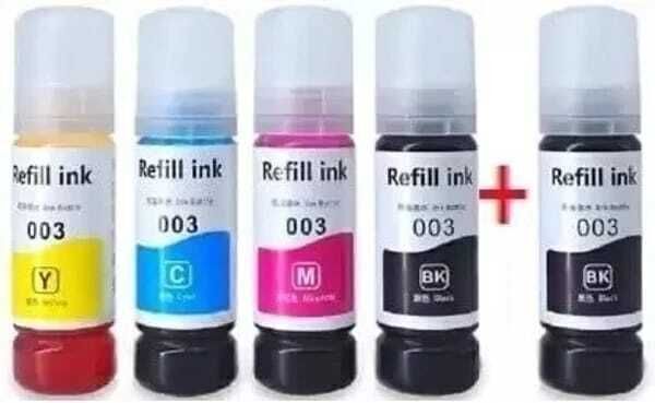 GNHZRKL 001/003/008 Black + Tri Color Combo Pack Ink Bottle-image-32