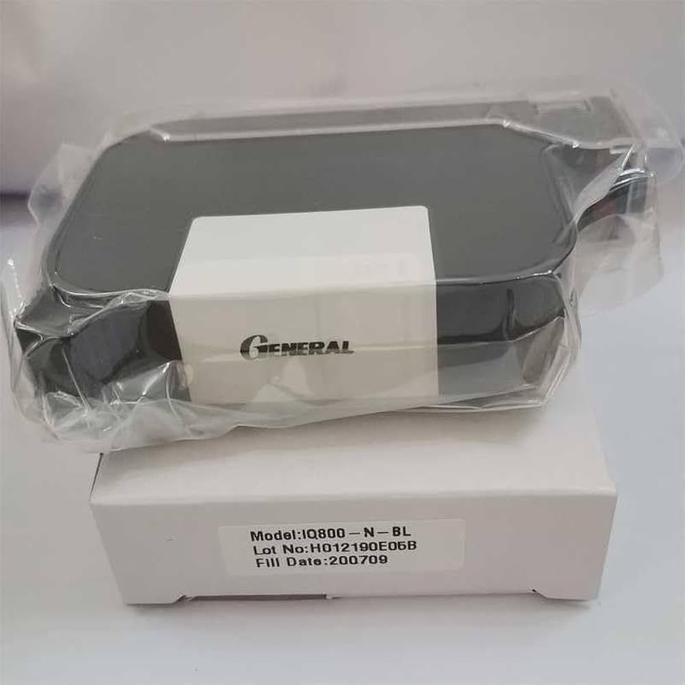 Xehphi General IQ800 Black Solvent Printer Ink Cartridge, 12.7mm, Black Solvent Ink Black Ink Cartridge