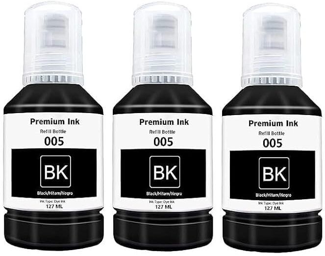 GHT HP DeskJet 005 Series Black + Tri Color Combo Pack Ink Bottle