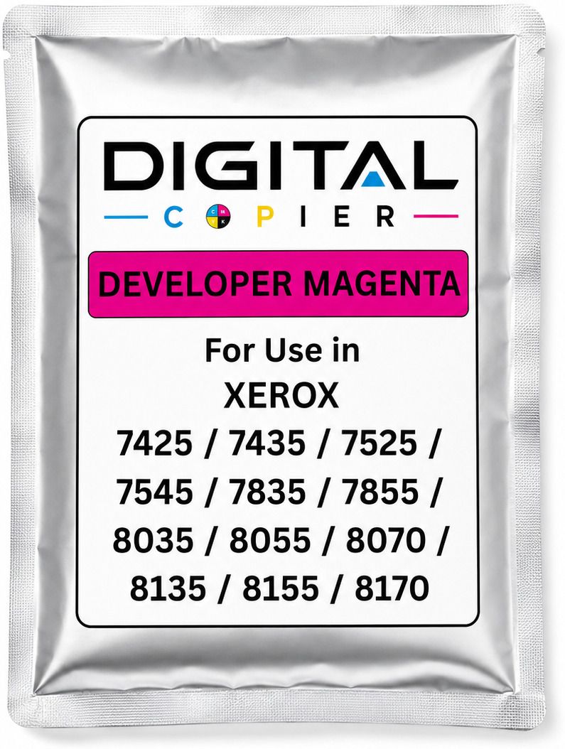 Digital Copier Compatible Xerox MagentaDeveloper Powder 7430 7525 Durable Quality | Value Price Magenta Ink Cartridge-image-38