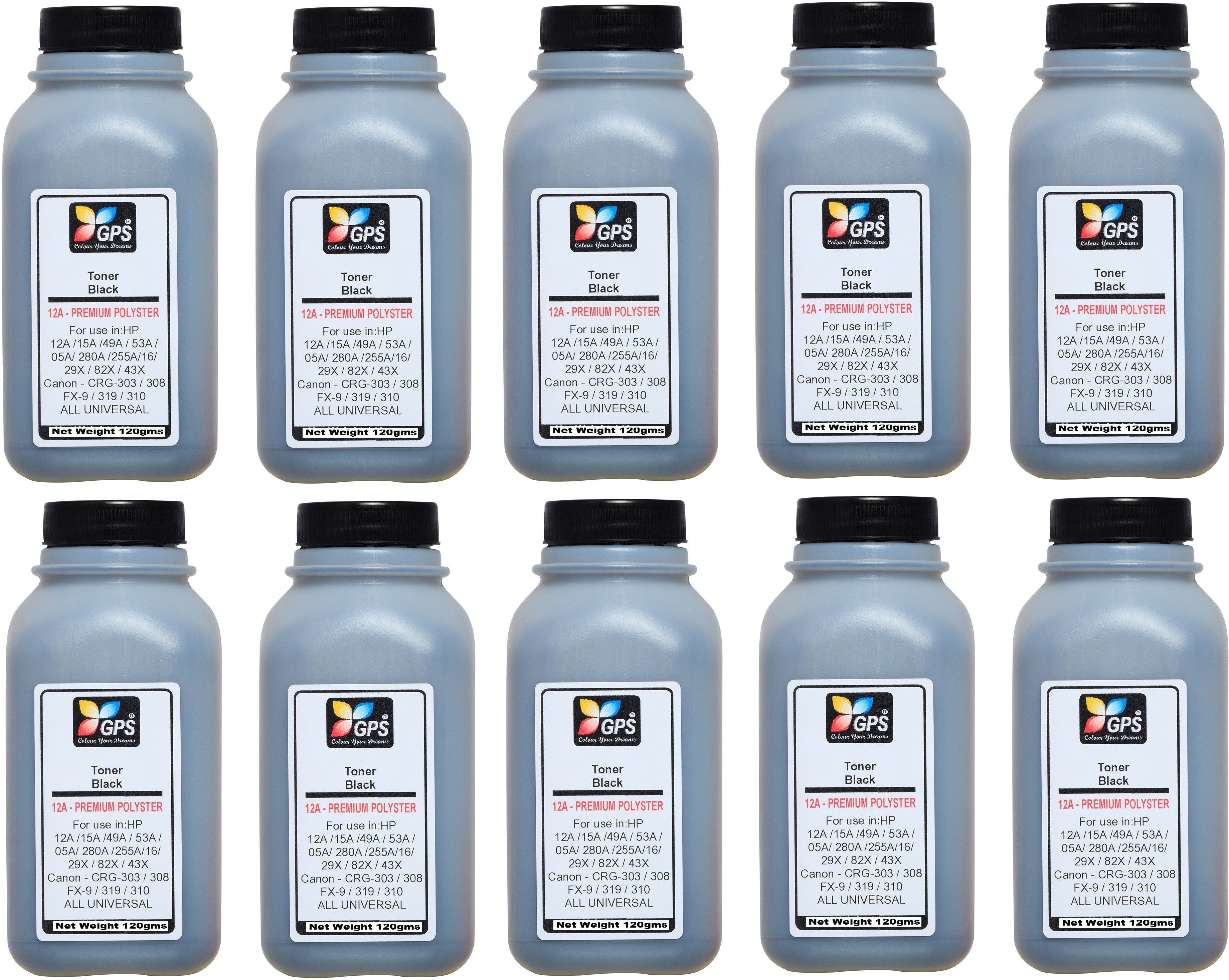 GPS Colour Your Dreams 12A / Q2612A HP Laserjet Printer 1020 1010 1012 1018 1022 1022 3015 3050 3052 Black Ink Toner Powder-image-13