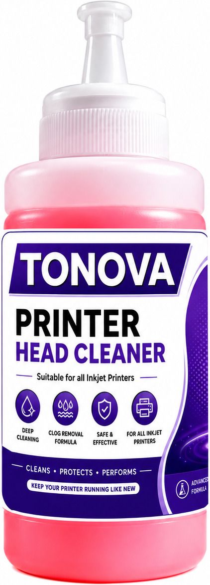 TONOVA Printer Head Cleaner 100ml | Cleaning Solution for Inkjet Printers Light Magenta Ink Bottle-image-34