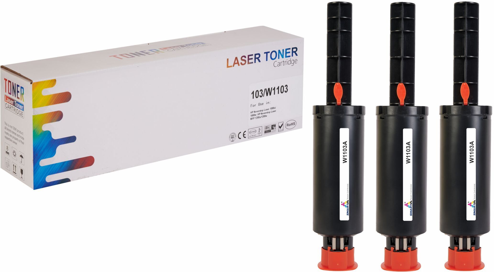 Smart Toner Cartridge 103A / W1103A Black Compatible for HP 1000,1000a,1000w,1200,1200a,1200w Printers Black Ink Toner-image-19
