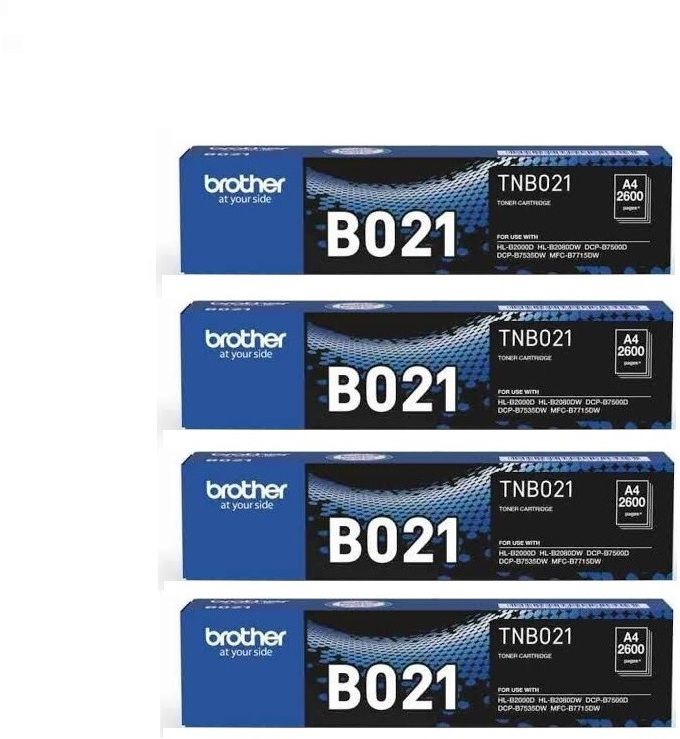 brother TNB021 Drum Cartridge, Gray, Standard Pack of 4 Black Ink Cartridge-image-8