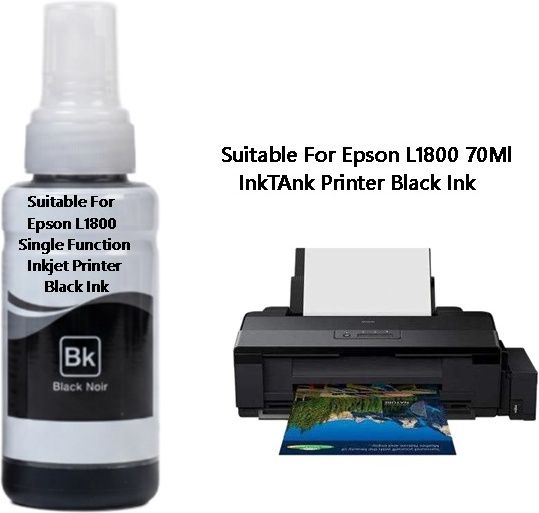 EPS L1800 Single Function Inkjet Printer Original Suitable For 70ml Black Ink Bottle-image-27