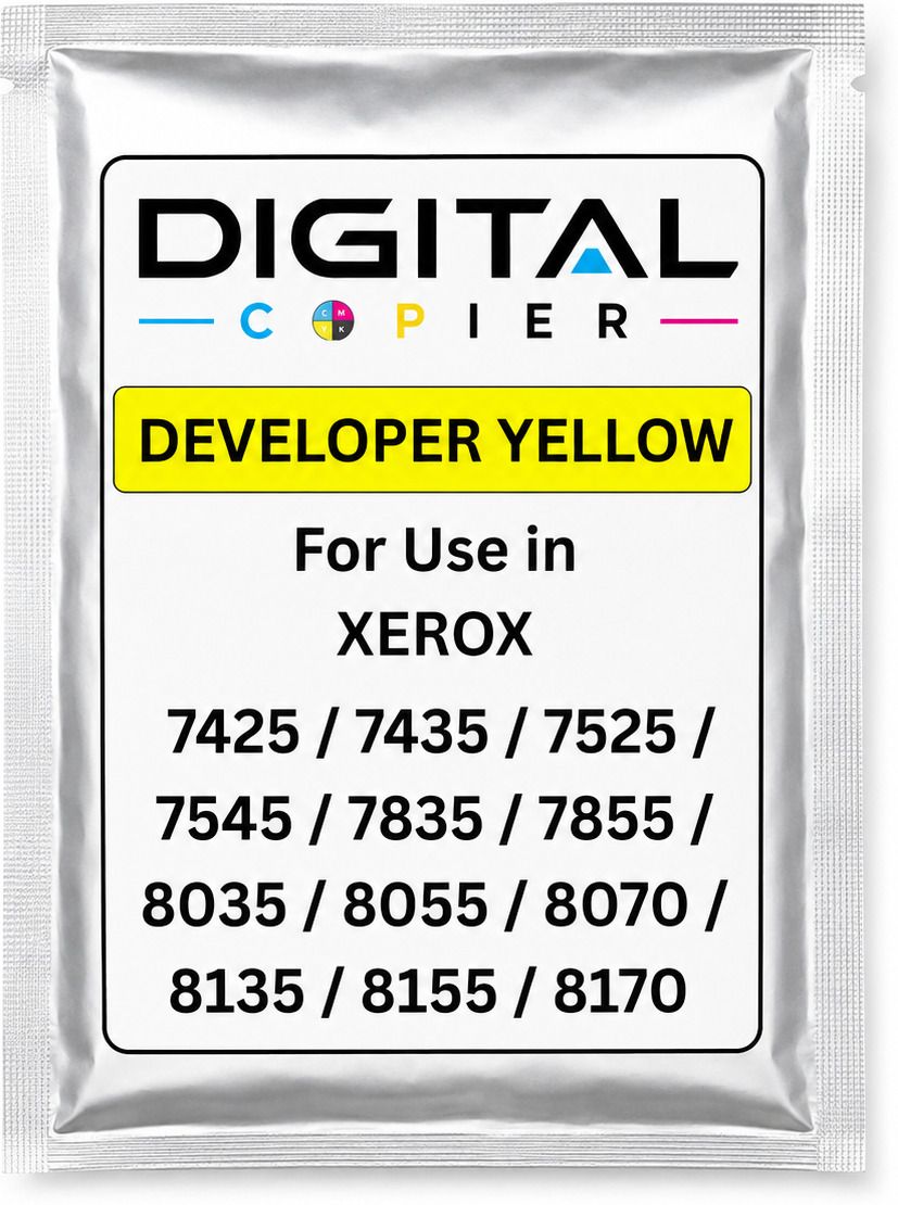 Digital Copier Compatible Xerox Yellow Developer Powder 7855 7970 Durable Quality Value Price Yellow Ink Cartridge-image-0