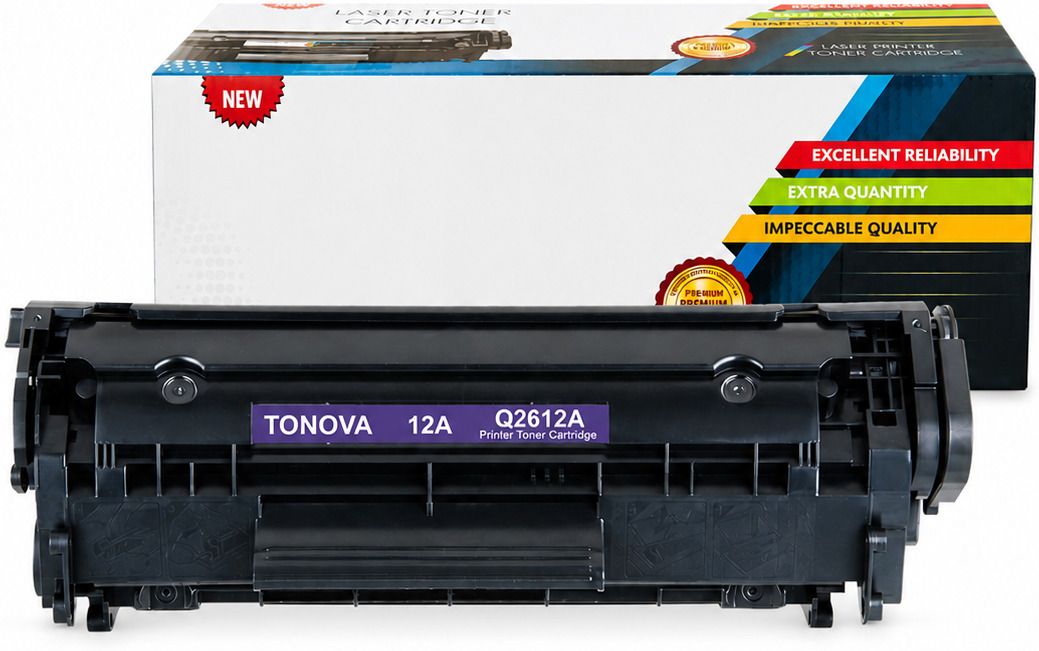 TONOVA 12A Black Laser Toner Cartridge for LaserJet Series Black Ink Toner-image-37