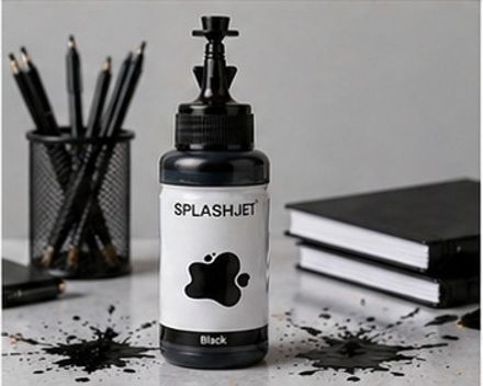 spj Splashjet Sublimation Ink for Ep Printers L130, L220, L360, L380, L1300 - Black Ink Bottle-image-34