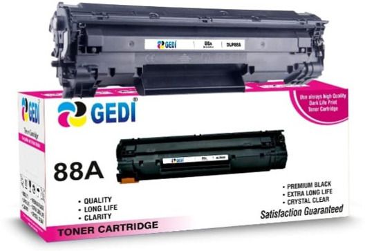 Gedi 88A/CC388A Black Laser Toner Cartridge Compatible for HP Laserjet Printer M1136, Black Ink Cartridge-image-47