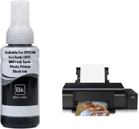 EPS ORIGINAL L805 WiFi Ink Tank Photo Printer 70ML Black Ink Bottle-image-5