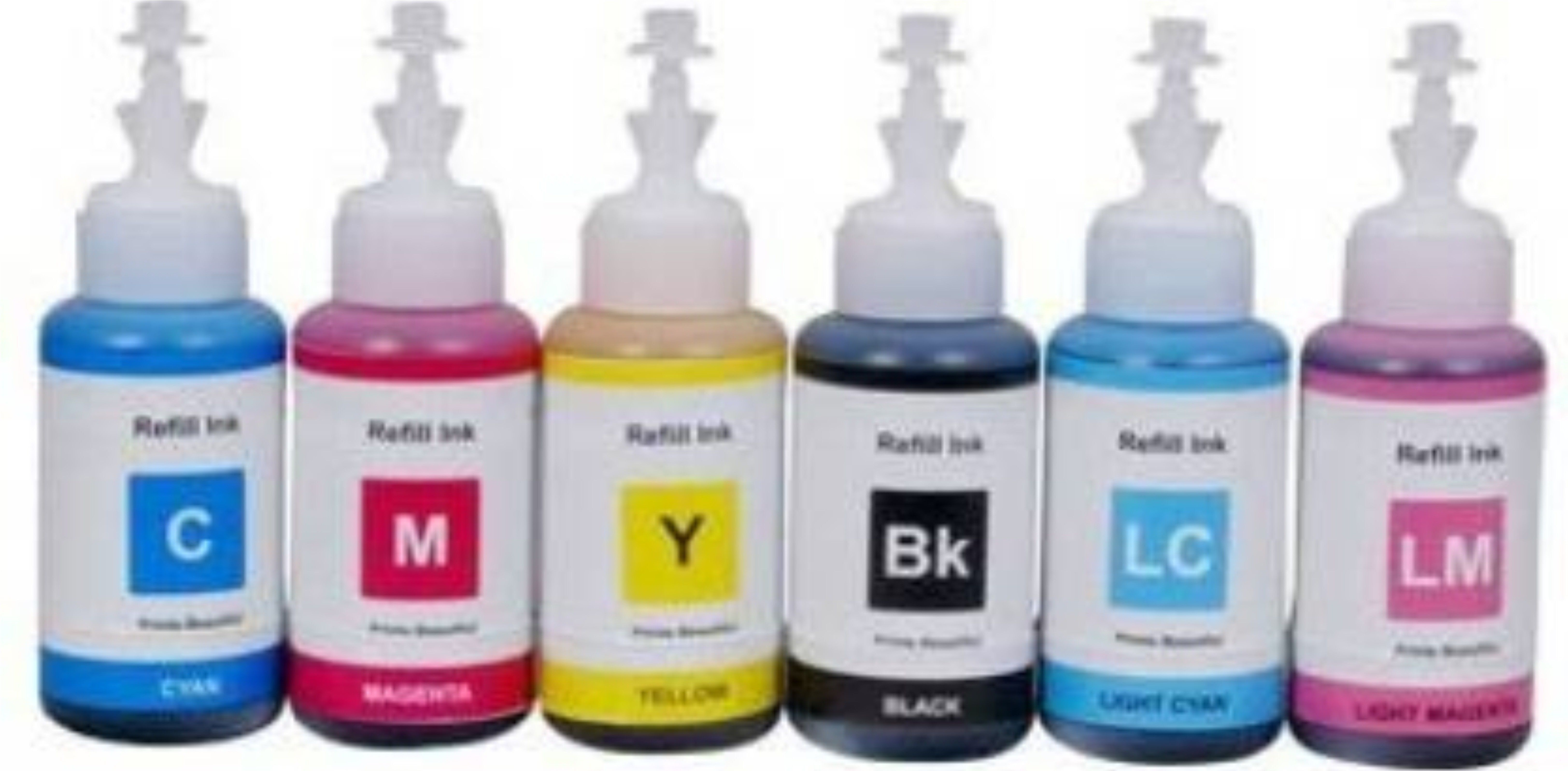 verena PrintCare Refill Ink For Epson L805 Ink Tank Printer Black + Tri Color Combo Pack Ink Bottle-image-23