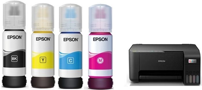 EPS ORIGINAL Epson 003 ink for L3250 L3252 L3500 INK TANK PRINTERS 65 ml Black + Tri Color Combo Pack Ink Bottle-image-14