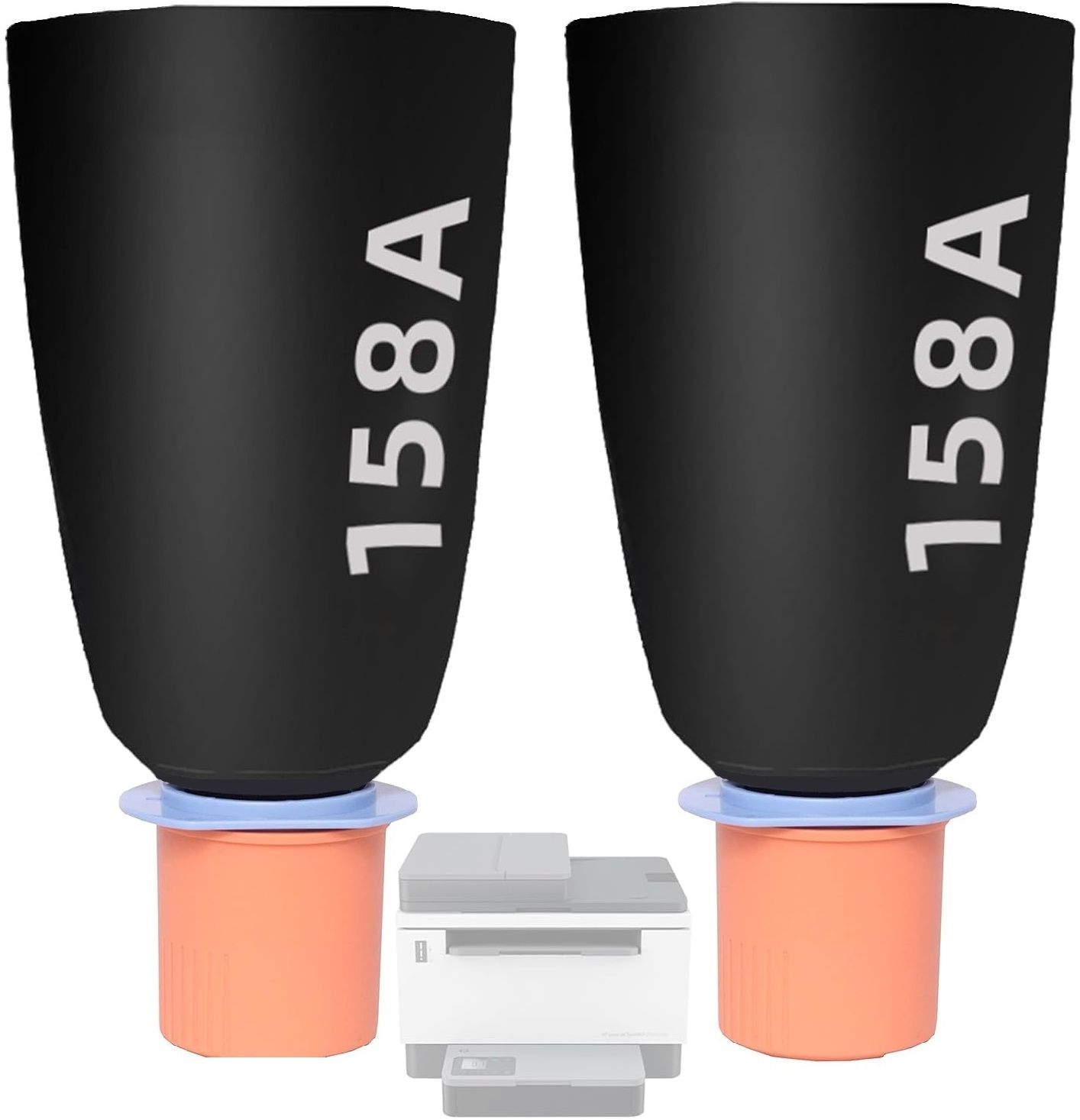 NNPRO 158A Toner Reload Kit for LaserJet Tank MFP 2606sdw Printer (2PCS) Black Ink Bottle-image-34