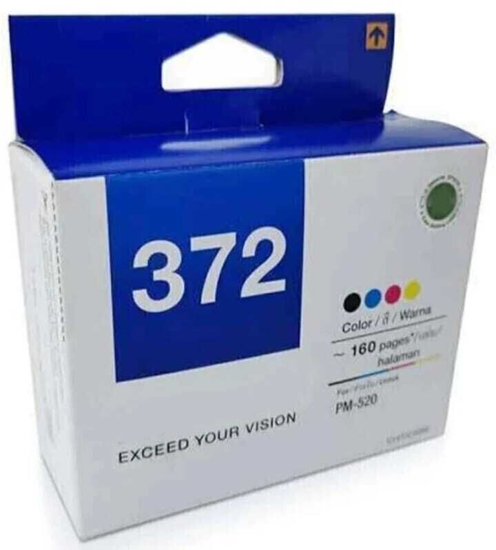 idencis EPSO.N T372 Photo Printer Ink Cartridge for Epson T-372,PM-520 Black + Tri Color Combo Pack Ink Toner-image-10