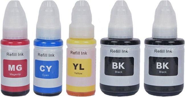 idev ink compatible for canon printer G1010,G2000,G2010,G2012,G3000,G3010,G3012,G4010 Black + Tri Color Combo Pack Ink Bottle-image-15