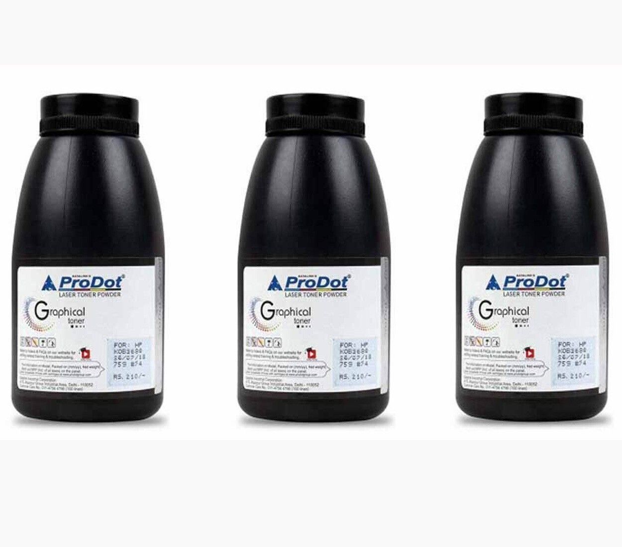 PRODOT 35A, 36A, 88A, 278A, 285A 70Gram Black Ink Toner Powder-image-29