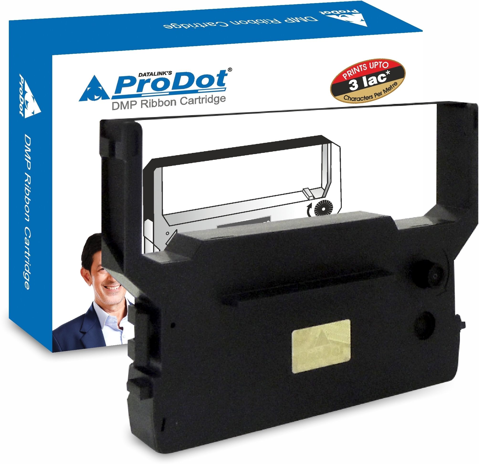 PRODOT DMP Ribbon Cartridge Compatible with CITIZEN DP 600 Dot Matrix Printer Black Ink Cartridge-image-28