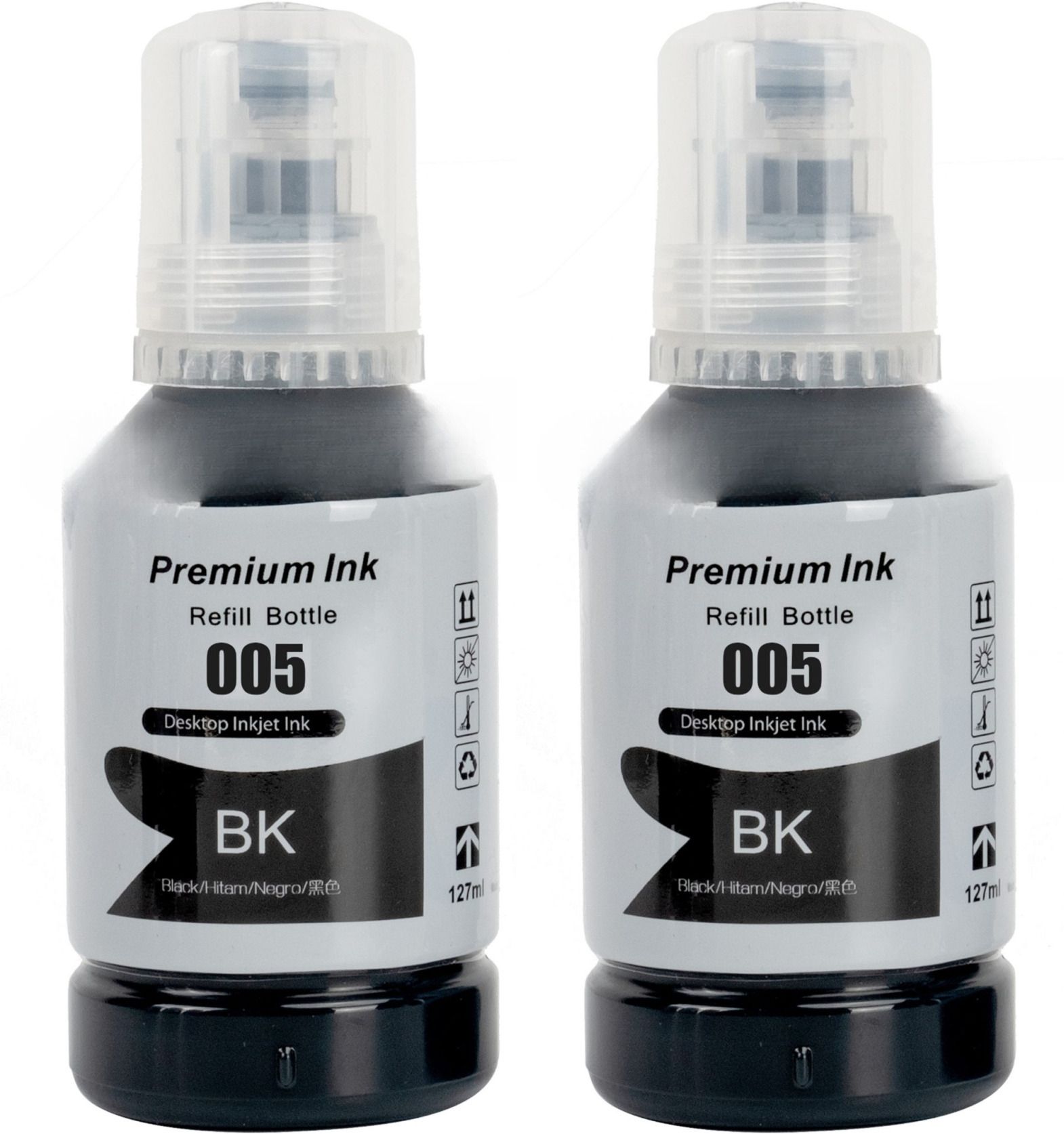 canoff 005 Ink for Epson M1100,M1120,M1140,M1170,M1180,M2140,M2170,M3140,M3170,M3180 Black - Twin Pack Ink Bottle-image-33