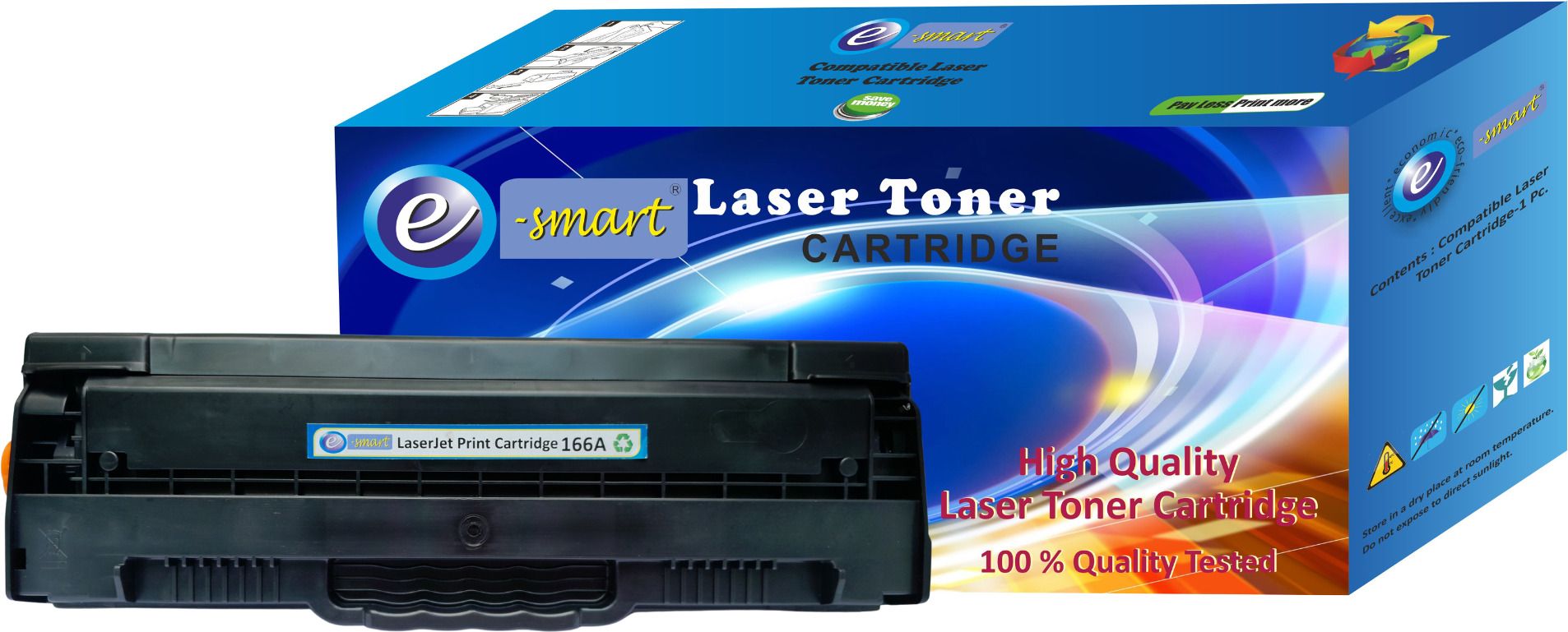 E-SMART 166A Compatible Toner Cartridge for Laserjet 1008w, 1136W, 1188a Printers. Black Ink Cartridge-image-39