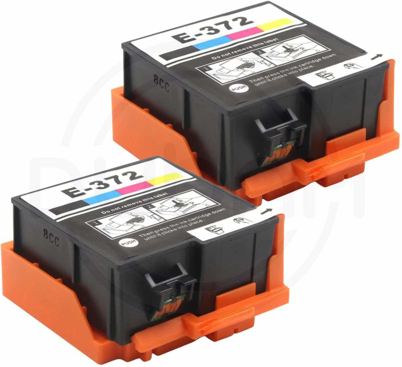 Kosh T-372 Compatible ink cartridge For Use in Epson PM-520 Printers (Pack Of 2) Tri-Color Ink Cartridge-image-9