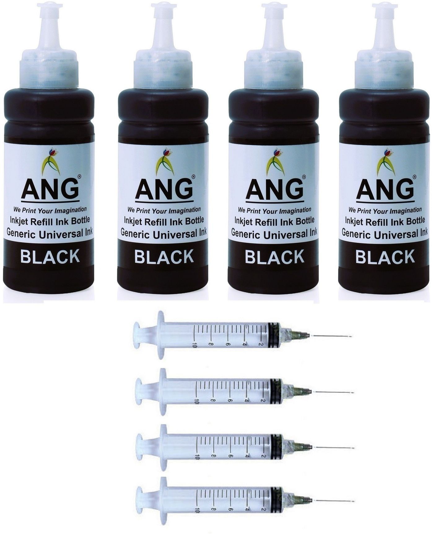 Ang Refill Ink Kit PG 47,CL 57,PG 88,CL 98,PG 810,CL 811,PG 830,CL 831,PG 89 Black Ink Cartridge-image-7