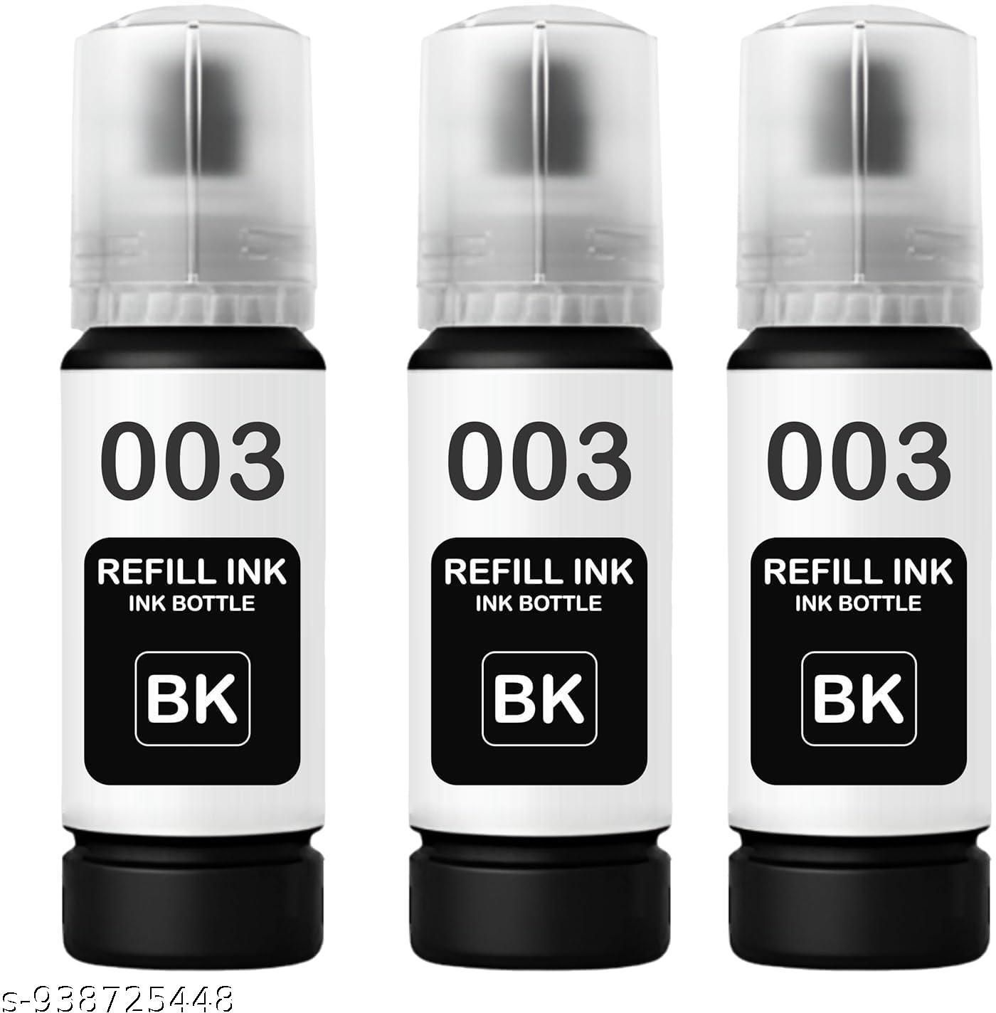 inkora 003 Ink Refill Compatible for L3200,L3210,L3211,L3215,L3216,L3250,L3252 Printers Black Ink Bottle-image-25