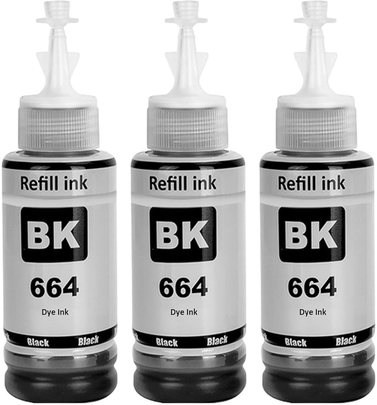 Flicker 664 compatible Ink for Epson L1300,L310,L361,L380,L405,L565,L365,L485,L220L360 Black Ink Bottle-image-37