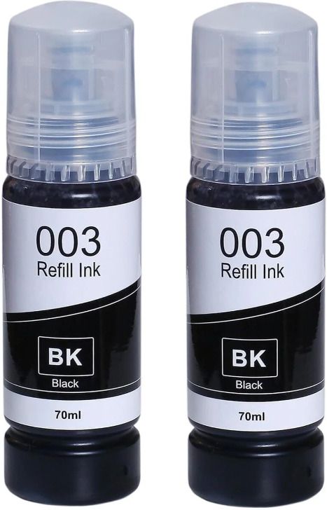 Corexa 003 ink bottle Compatible model L3200,L3210,L3211,L3215,L3216, Printers Black Ink Bottle-image-24