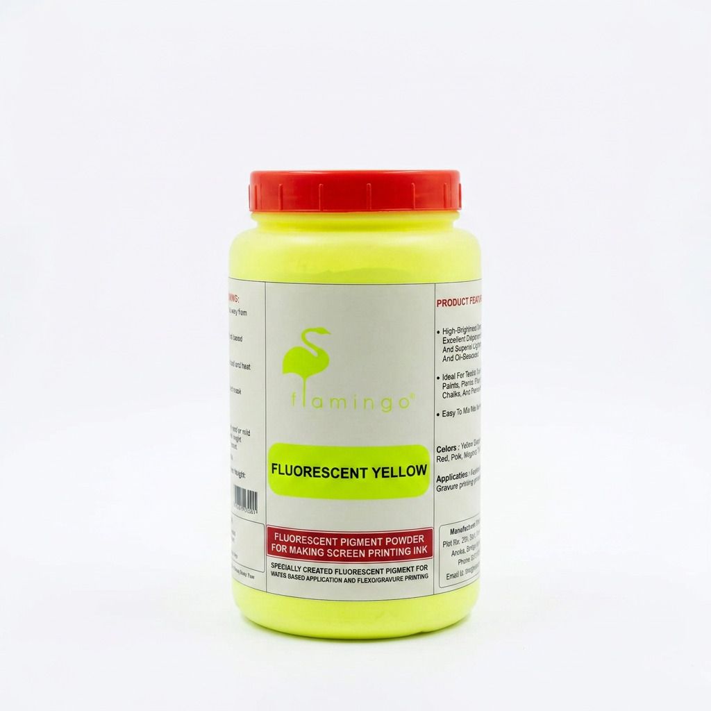 Flamingo Pigment for screen printing ink Yellow Ink Toner Powder-image-27