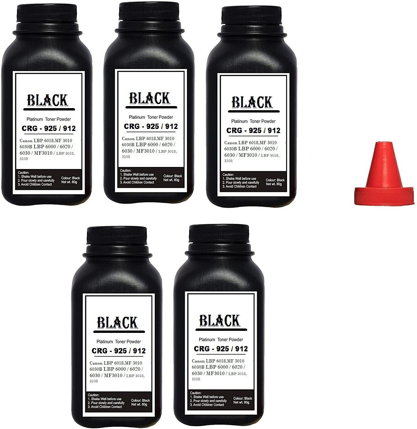Black CRG 912 / 925 / Canon LBP 6018,MF 3010 6030B LBP 6000 / 6020 / 6030 / MF3010 Black Ink Toner Powder-image-4