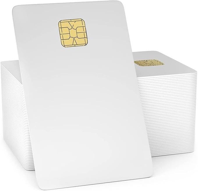 canoff PVC CHIP Card SLE/ISSI 4428 Contact IC Card for for Inkjet Printers (Pack of 40) White Ink Cartridge-image-6