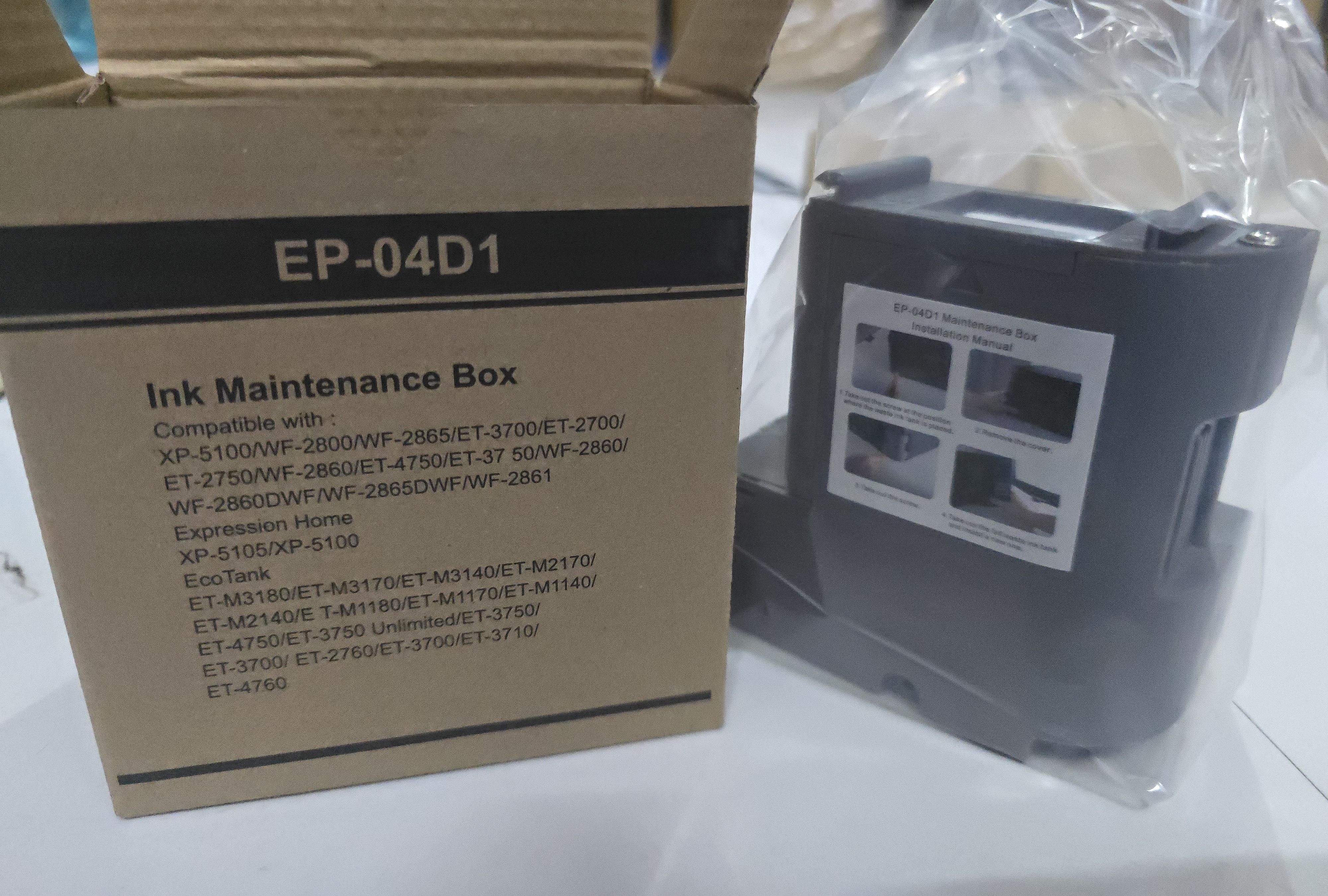 Ramdev Epson Mantanas Box EP-T04D1 Black Ink Cartridge-image-11