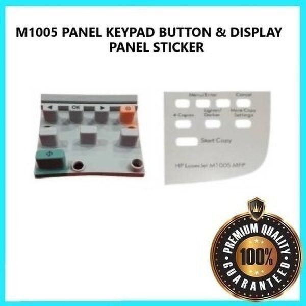 HipponixTech DISPLAY PANEL KEYPAD BUTTON & DISPLAY PANEL STICKER HP MFP 1005 (1 SET) Grey Ink Cartridge-image-4