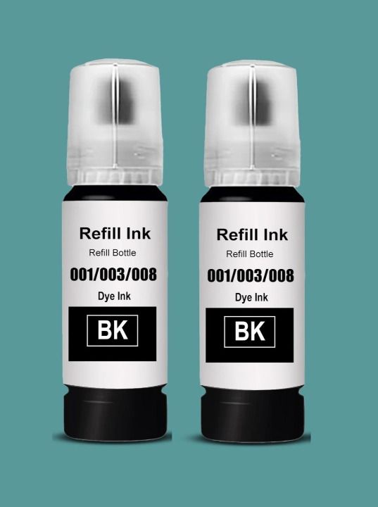 Corexa 003 ink bottle Compatible model L3200,L3210,L3211,L3215,L3216, Printers Black Ink Bottle-image-21