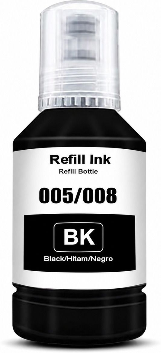 Flicker 005/008 Refill Ink Compatible for M2140, M1100, M1120, M1140 Printers 1Pic Black Ink Bottle-image-24