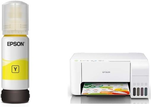 EPS ORIGINAL Epson Ecotank L3156 Multi-function Wifi Color Ink Tank Printer Yellow Ink Bottle-image-9
