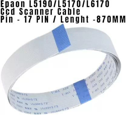 Haedlink FFC CCD SCANNER CABLE EPSON L5190/L5170/L6170 PRINTER-17PIN White Ink Toner-image-24