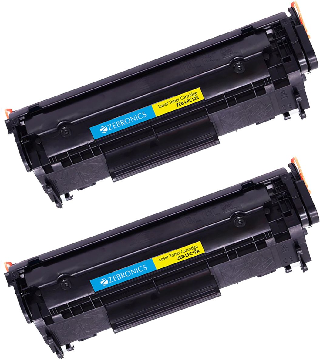ZEBRONICS 12A PACK Of 2 Black Ink Toner