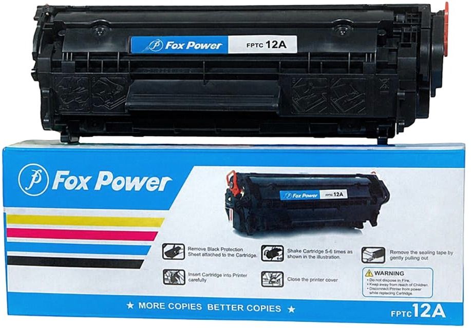 FOX POWER 12A/Q2612A Laser Printer Toner Cartridge 1010 1020 1022 M1005 Black Ink Toner-image-44