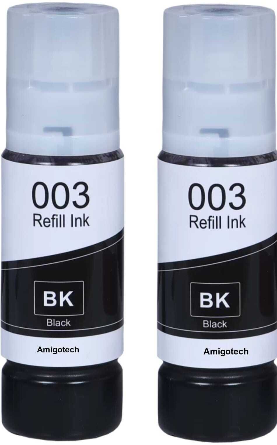 Aurica ink Refill for Epson 001 , 003 , L3200 , L3210 , L3211 , L3215,L3216, Black - Twin Pack Ink Bottle-image-49