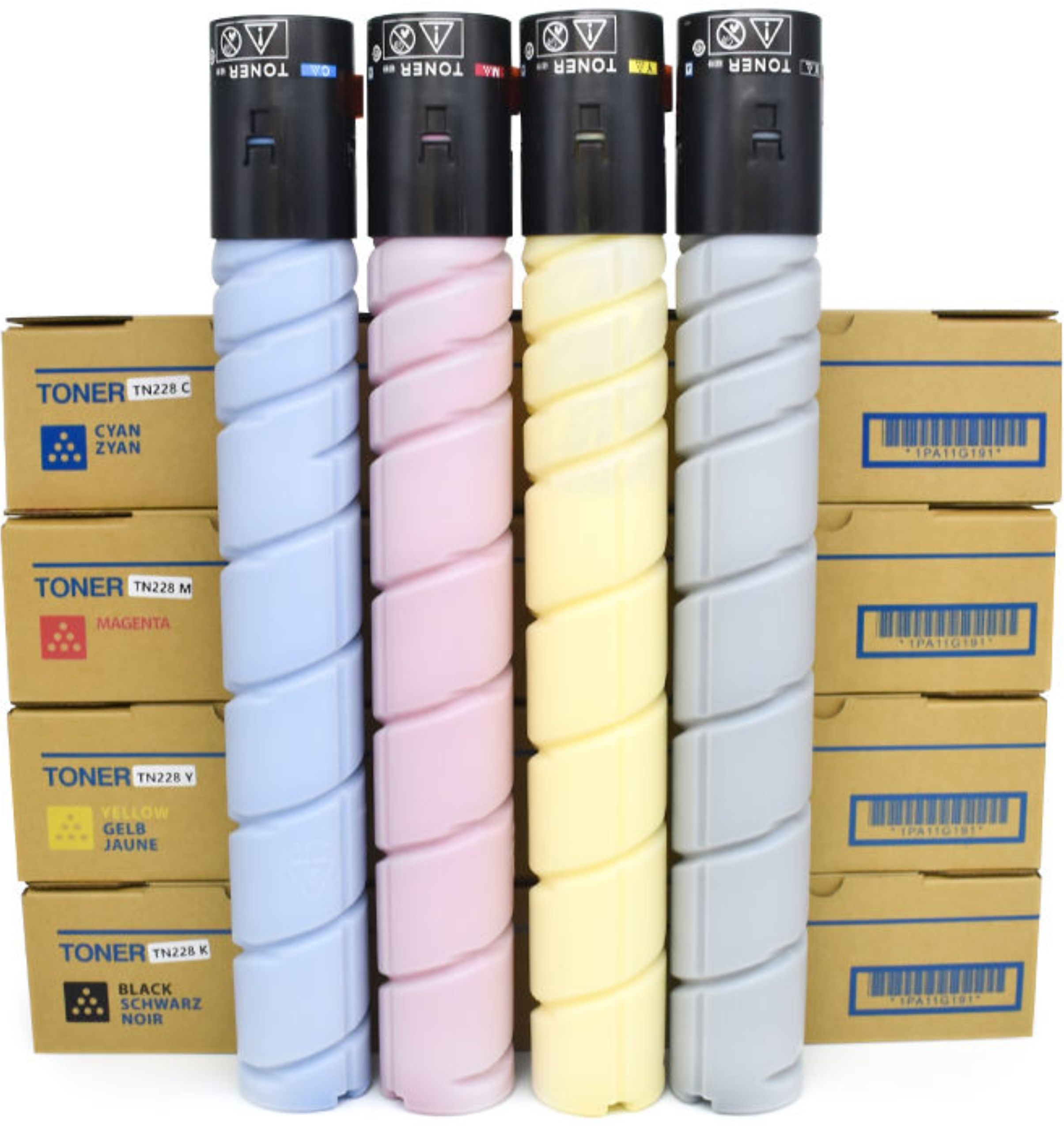 STROPRINT ® TN-228 Toner Cartridge For Konica Minolta C226, C256, C266, C226i, C266i Black + Tri Color Combo Pack Ink Toner-image-5