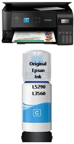 EPSANECOTANK Original Epson ink Suitable for L3560 L5290 Ink Tank Printer Cyan Ink Bottle-image-7
