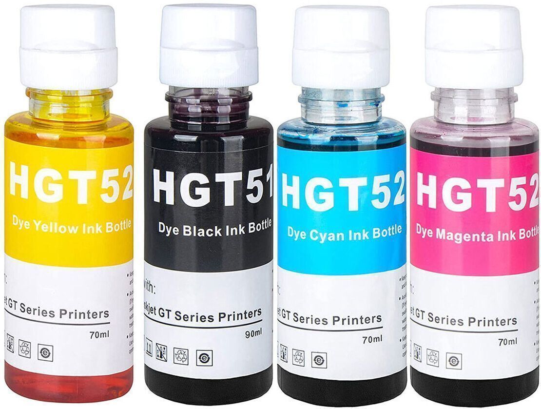 AVBZRKL GT51 GT52 Ink Compatible For 310,315,319,410,415,419,GT5810, GT5820, GT5821 Black + Tri Color Combo Pack Ink Toner-image-10