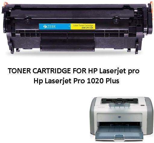 Zebra Toner For HP LaserJet 1020 Plus Single Function Monochrome Laser Printer Black Ink Toner-image-39