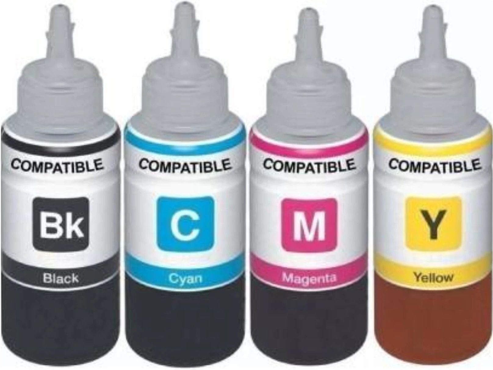 verena Refill Ink Use In Canon PIXMA All in One Printer MG2570S Black + Tri Color Combo Pack Ink Bottle-image-46