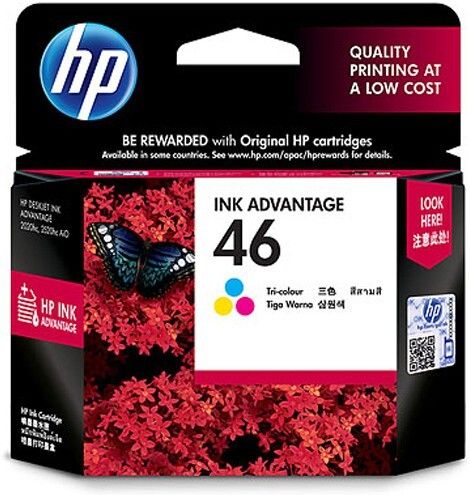 HP 46 Tri-Color Ink Cartridge
